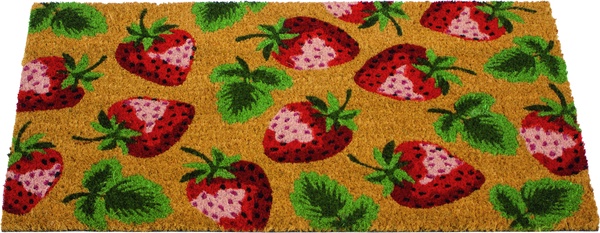 Felpudo Coco/Pvc Fresas 40x70